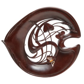 Nikolai Ossipov Mahogany Pierced Foliate Decoration