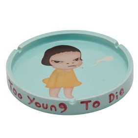 Yoshitomo Nara "Too Young To Die" Ceramic Ashtray