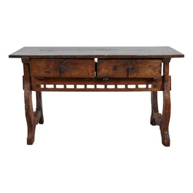 Italian Baroque Walnut Table