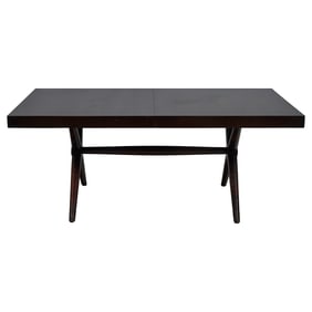 T. H. Robsjohn Gibbings for Widdicomb Black Lacquer Dining Table