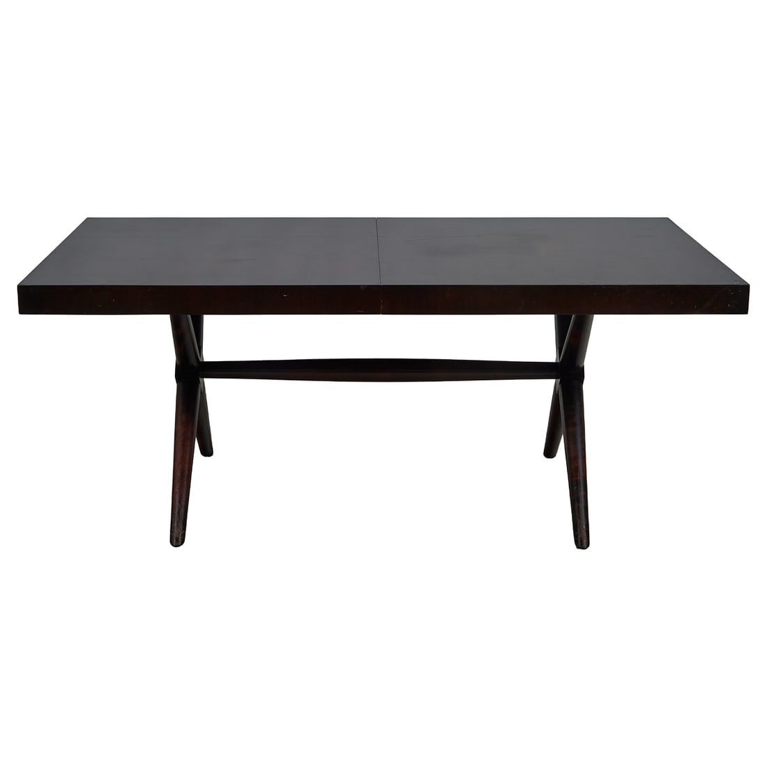 T. H. Robsjohn Gibbings for Widdicomb Black Lacquer Dining Table (1 of 3)