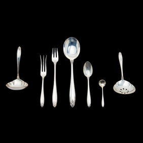 Partial International Sterling Silver Flatware Service