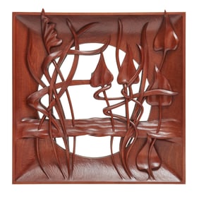 Nikolai Ossipov Mahogany Mirror, "Silver Moon on Lake"