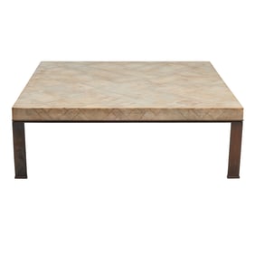 R and Y Agousti Attributed Shagreen Coffee Table