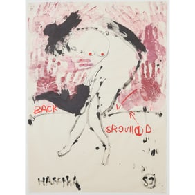 Michael Hafftka, Back, Ground, mixed media