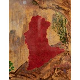 Don Ed Hardy, Red Rider Returns, Acrylic on Paper