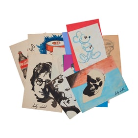 Style of Andy Warhol, Collection of Works on Paper