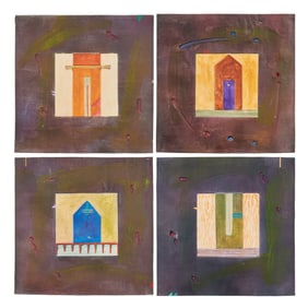 Jan Richardson-Boughman, Four Ceramic Panels