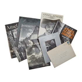 Collection of Ansel Adams Books and Ephemera
