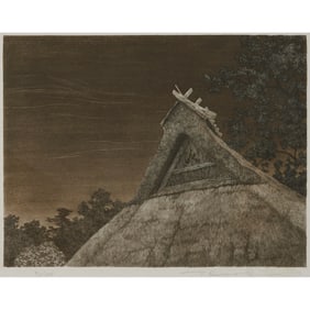 Tanaka Ryohei, Dusk, Etching