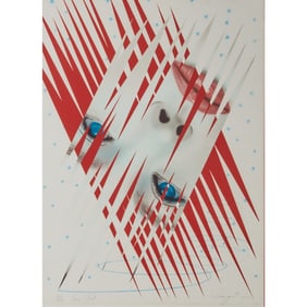 James Rosenquist Print, Ice Point, Lithograph