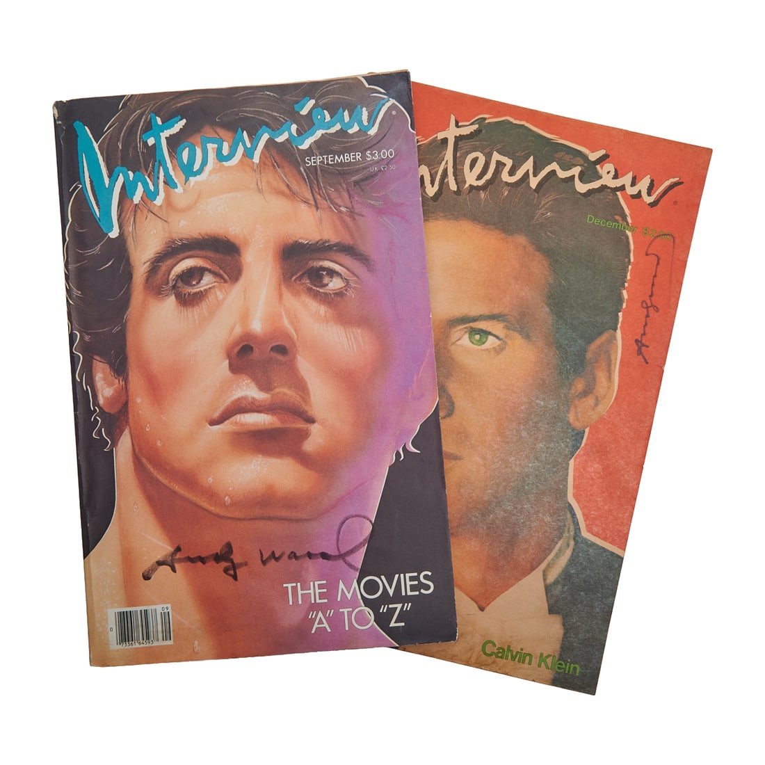 Two Signed Andy Warhol, Interview Magazines (1 of 5)