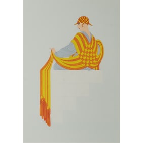 Erte, Resting, Serigraph