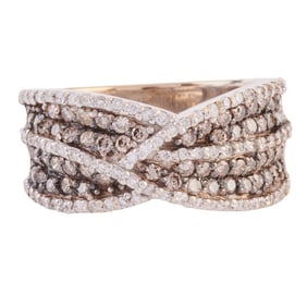 LeVian Brown Diamond, Diamond, 14k White Gold Ring