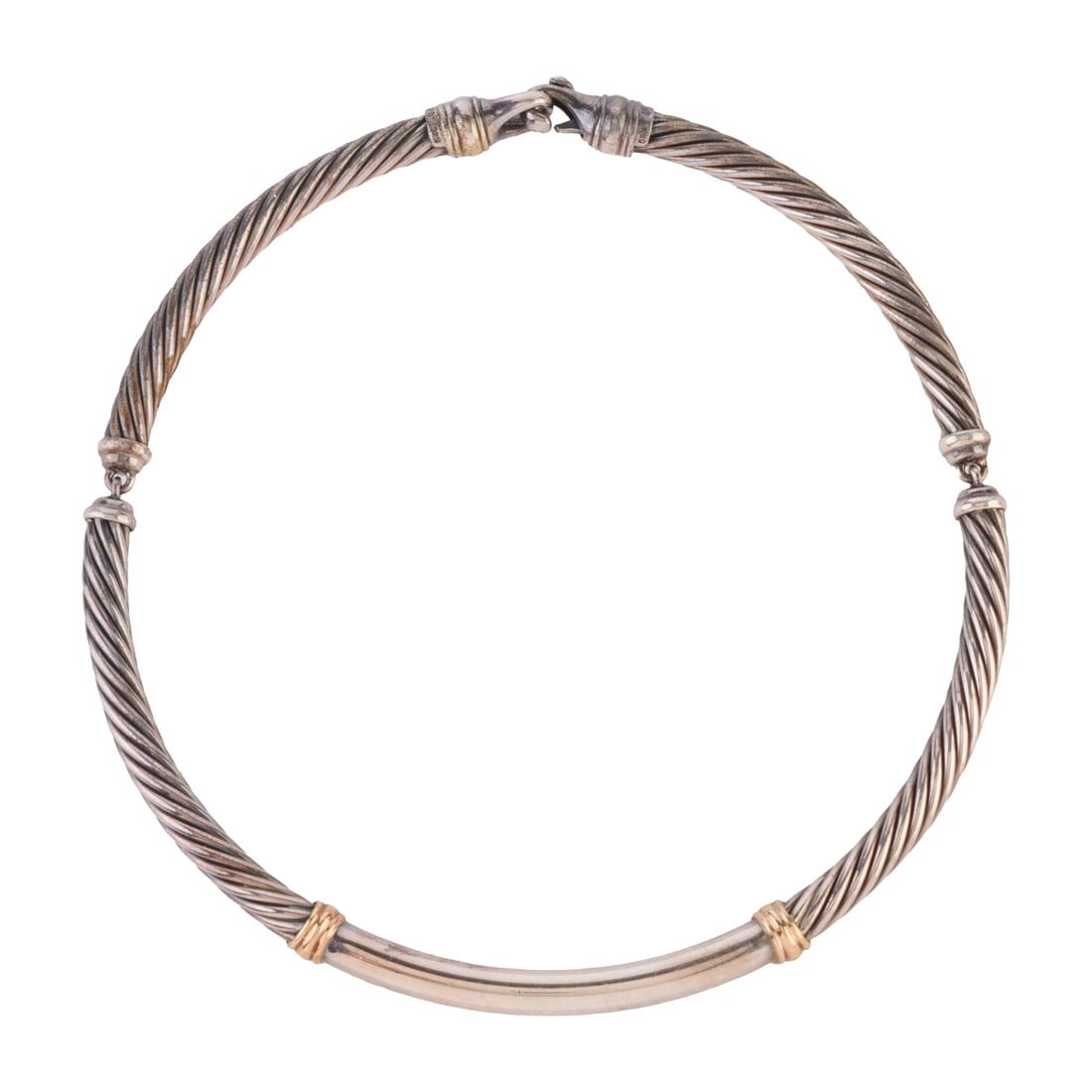 David Yurman Sterling Silver, 14k Yellow Gold Necklace (1 of 4)