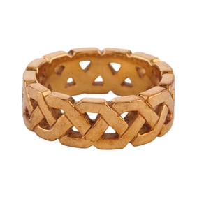 18k Yellow Gold Band