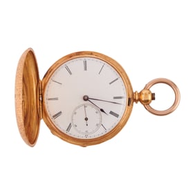 18k Yellow Gold Pocket Watch