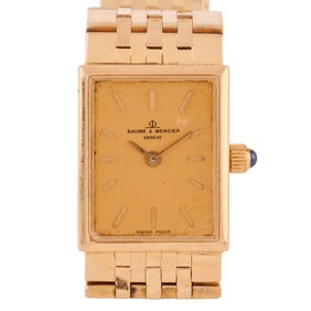 Ladies Baume & Mercier 14k Yellow Gold Wristwatch