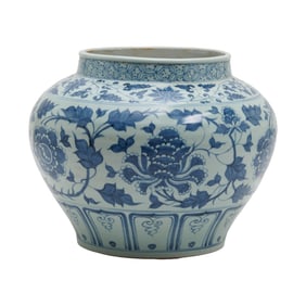 Chinese Blue and White Porcelain Jar