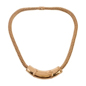 John Hardy 18k Yellow Gold Icon Necklace with Removable Slide Pendant