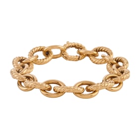 David Yurman 18k Yellow Gold Bracelet