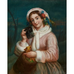 Henri-Guillaume Schlesinger, Portrait, Oil on Canvas