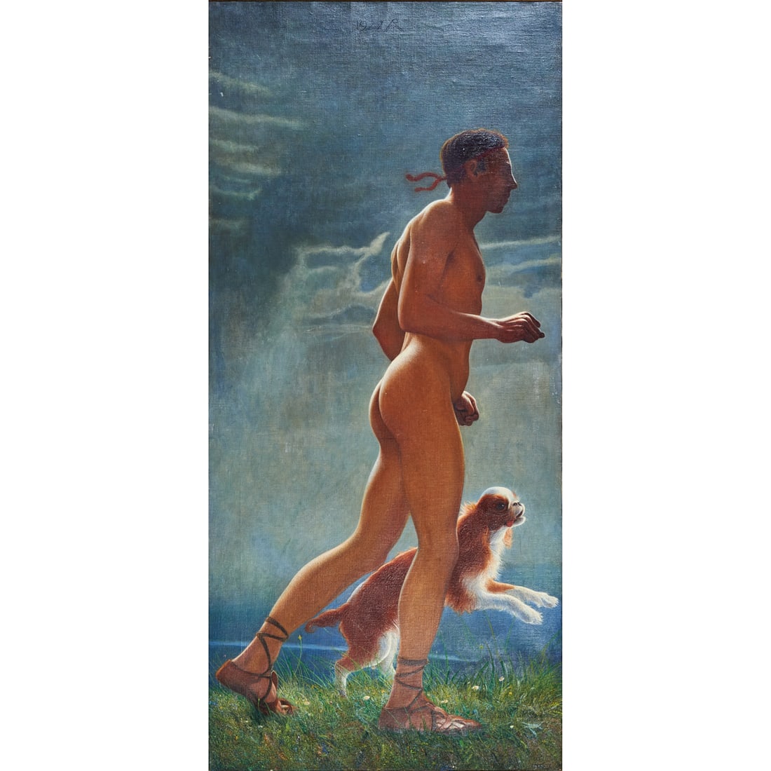 Richard Muller, The Runner, Oil on Canvas (1 of 6)