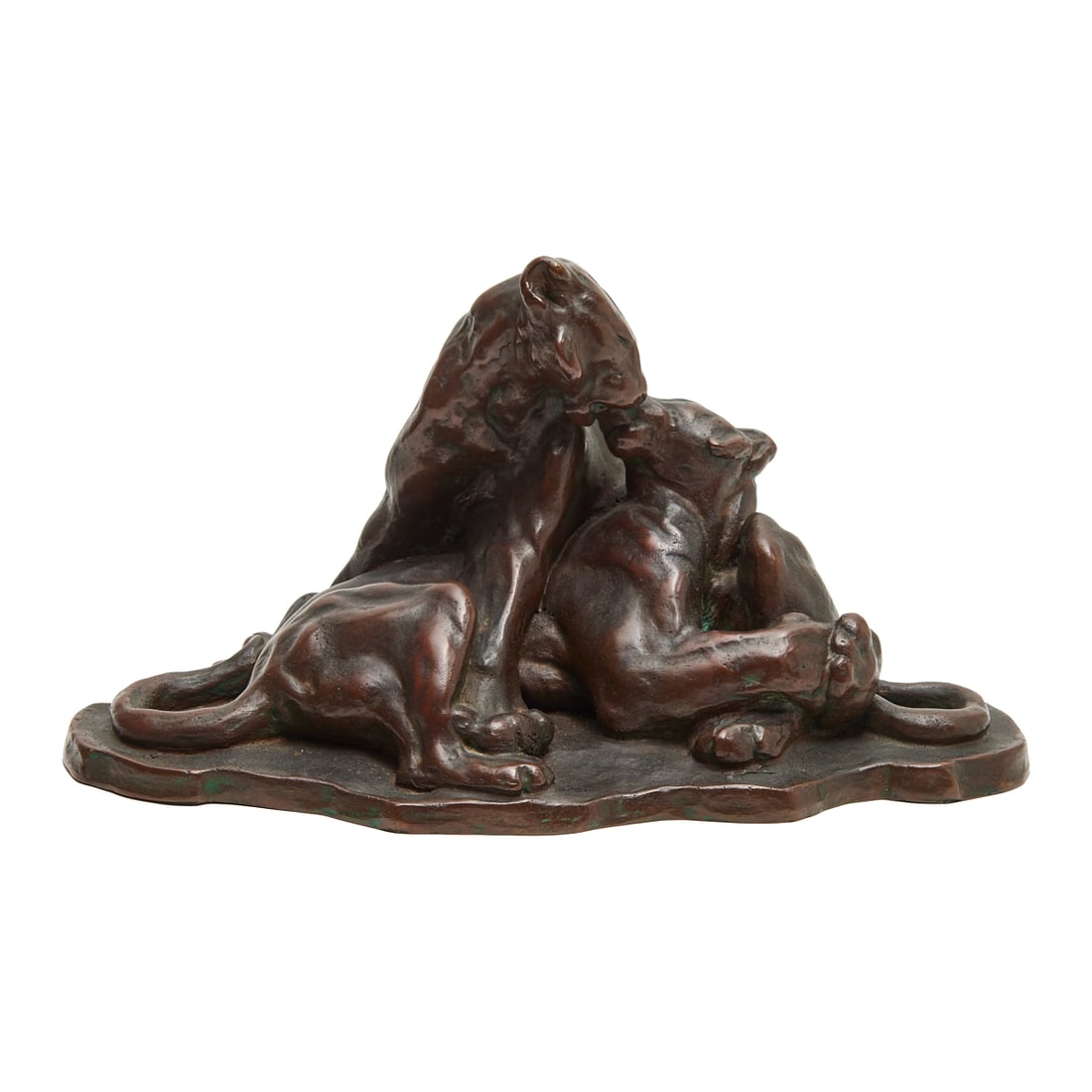 Arthur Putnam, Two Lioness, Bronze (1 of 5)