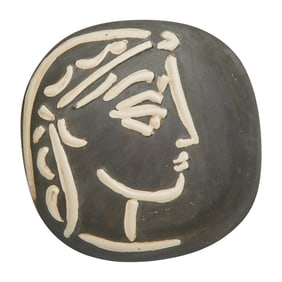 Picasso, Profil de Jacqueline, Glazed Earthenware