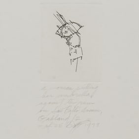 Dan Flavin, In March, In Oakland, Nine Etchings