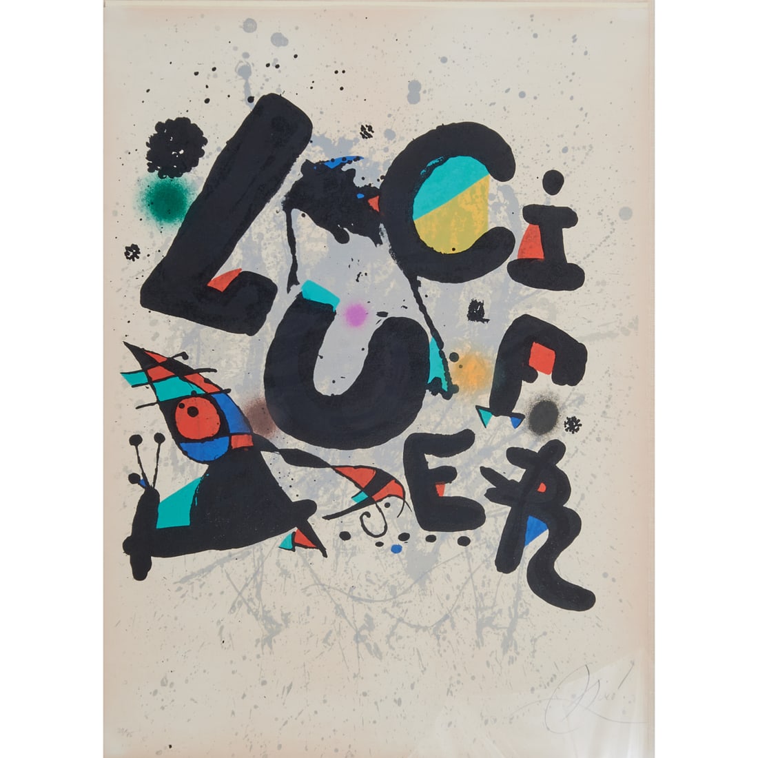 Joan Miro, Lucifer, Lithograph (1 of 4)