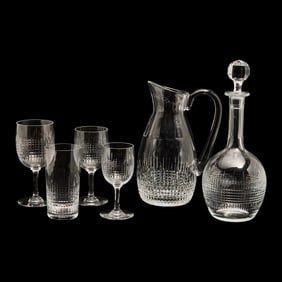 Set of Baccarat Nancy Crystal Glassware