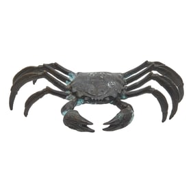 Chinese Bronze Crab, Ming Dynasty