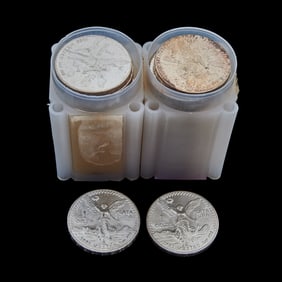 Mexico 1982, 1983 Silver One Onza (40)