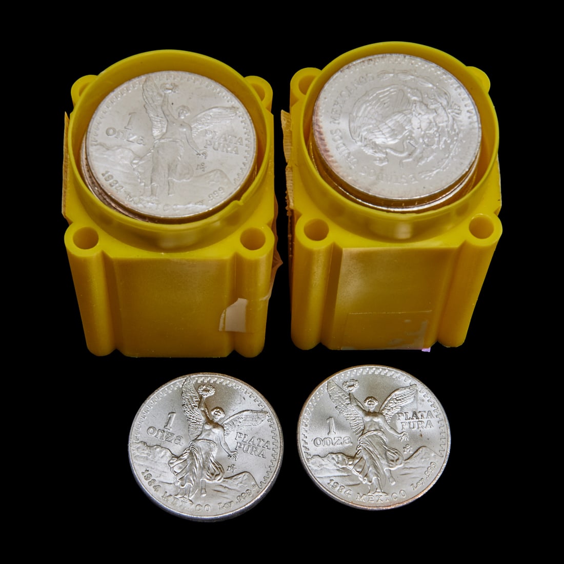 Mexico 1984 Silver One Onza (40): Mexico 1984 Silver One Onza (40).