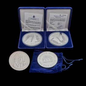 Lot of Silver Rounds (4)