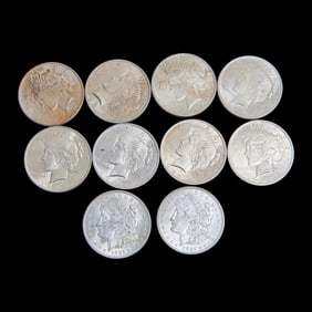 US Silver Dollars (10)