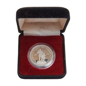 1986 Swiss One Troy Ounce Platinum Shooting Thaler