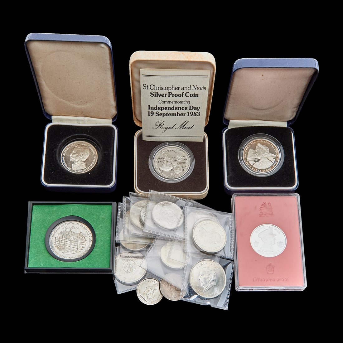 Lot of Worldwide Silver Coins (20) (1 of 1)