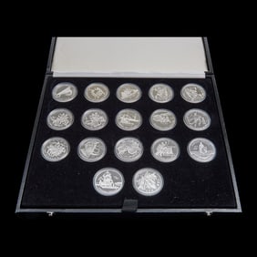 Canada 1971-2000 Proof $1.00 Silver 34 Coin Set in a Box