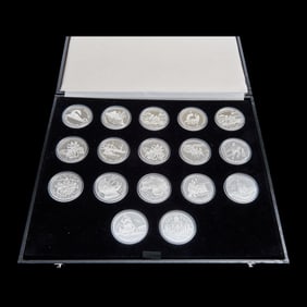 Canada 1971-2000 Proof $1.00 Silver 34 Coin Set in a Box