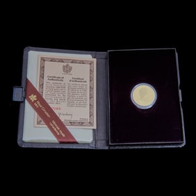 Canada 1986 $100.00 Gold Proof Coin 14K Half Ounce