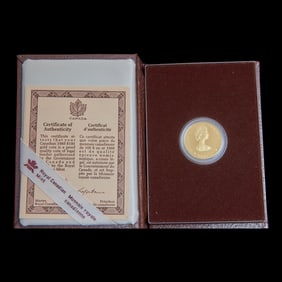 Canada 1988 $100.00 Gold Proof Coin 14K Half Ounce