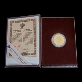 Canada 1992 $100.00 Gold Proof Coin 14K, Half Ounce