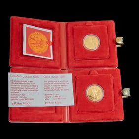 1986 Netherlands Gold Ducat (2)
