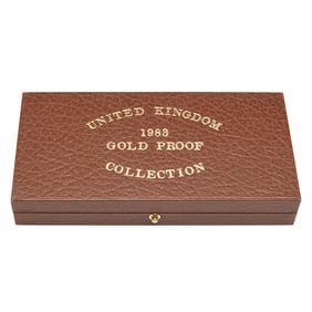 United Kingdom 1983 Gold Proof Three Coin Set