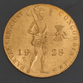 Dutch 1927 and 1928 Gold Ducats