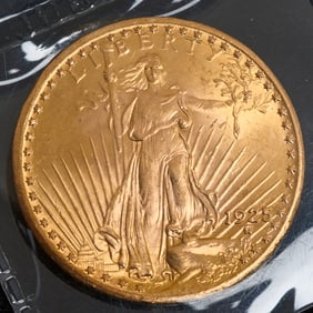 US 1925 $20.00 Gold Coin