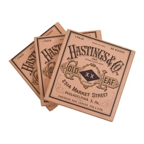 Three Boxes of Hastings and Co 23 Karat Gold Leaf Sheets