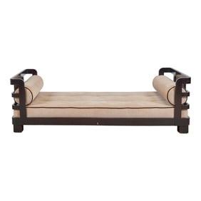 Andre Sornay Black Lacquer Daybed